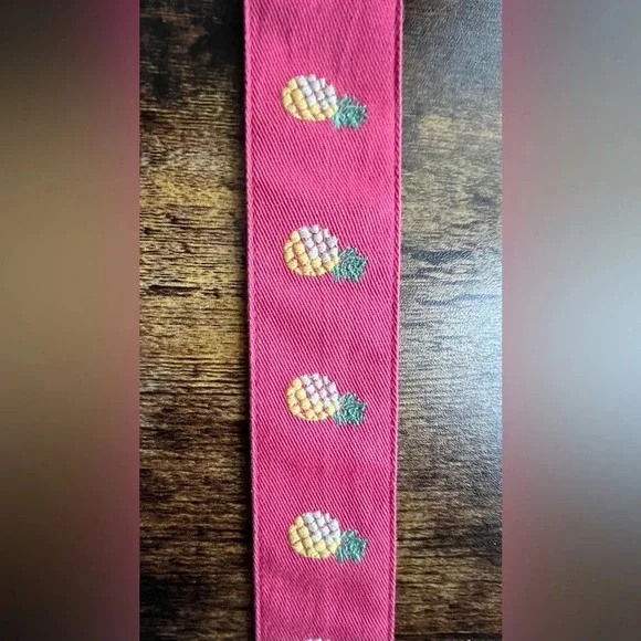 J.Crew | unisex pineapple ribbon belt. Size: M/L - Picture 9 of 9